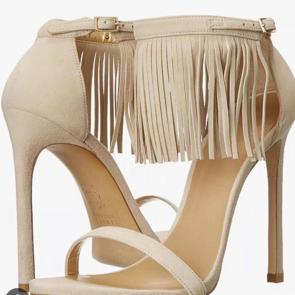 Stuart Weitzman Pastry Suede Heels
